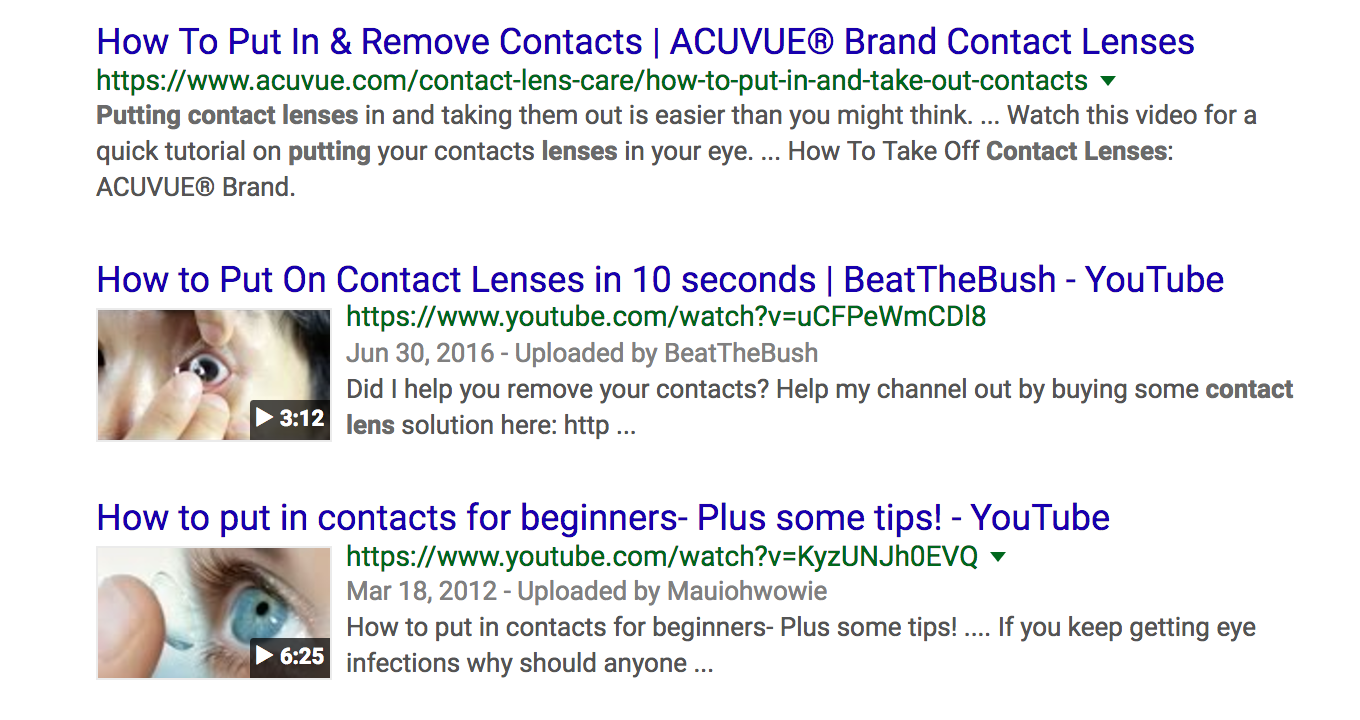 no featured snippet in SERP example