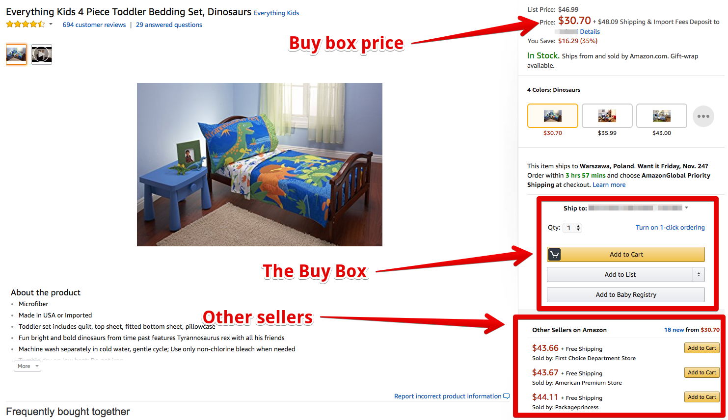 amazon marketplace seo example