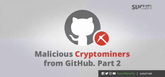 Malicious Website Cryptominers from GitHub. Part 2.