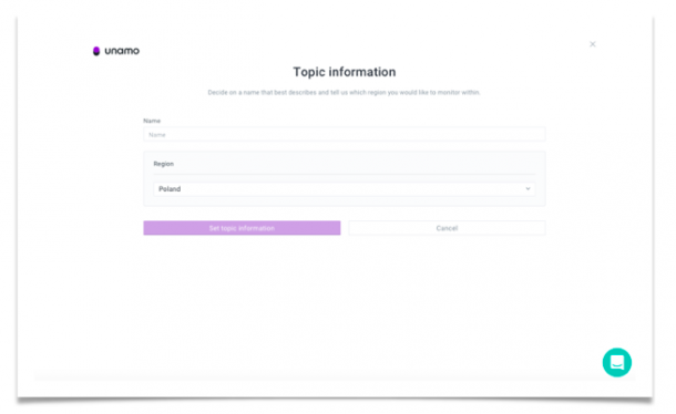 project social media monitoring