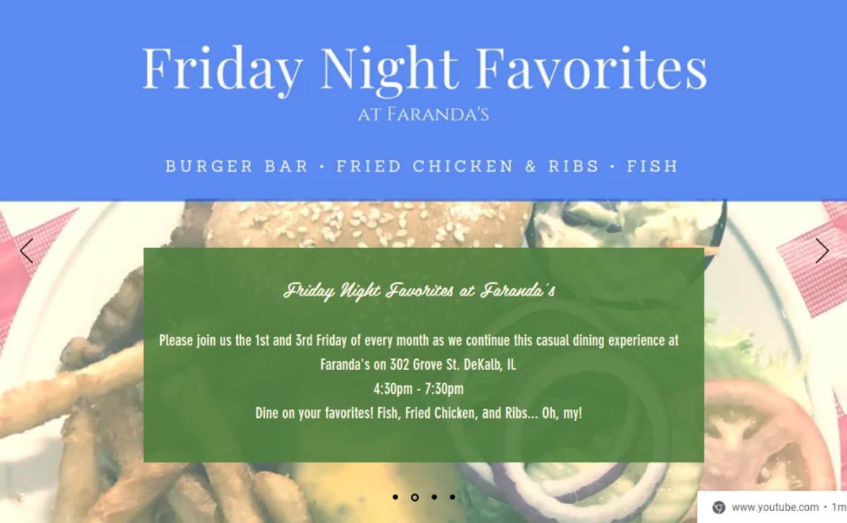 Friday Night Favorites at Faranda’s Tonight!