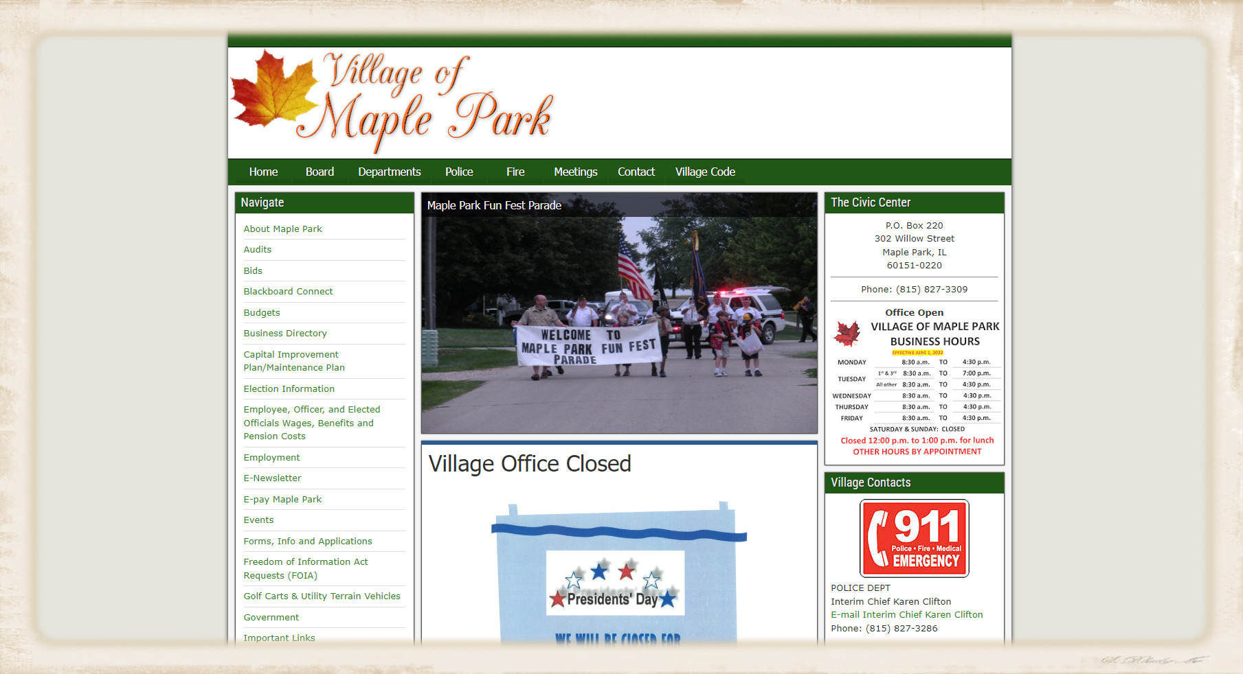 Village of Maple Park